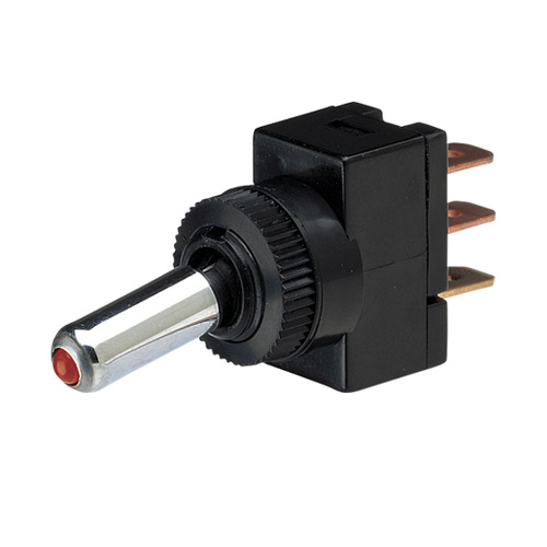 SPDT On / Off Toggle Switch with LED
