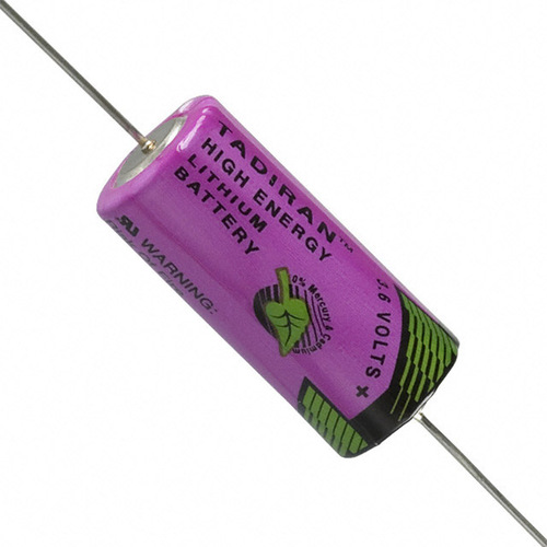 Tadiran 3.6V 2/3 AA 1.65Ah Lithium Battery with Pins
