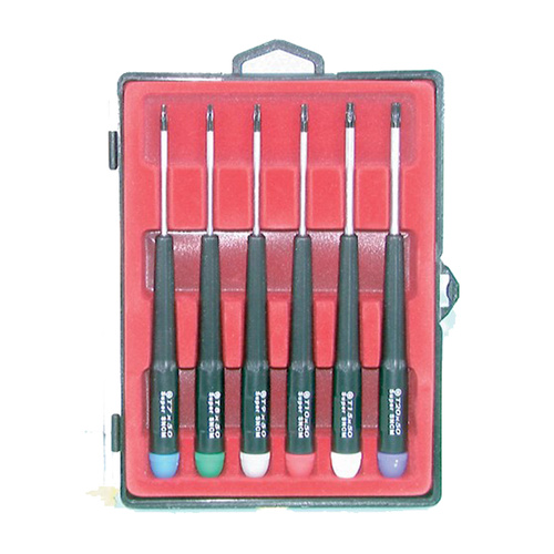 Precision Tamperproof Torx 6 Piece Tool Set