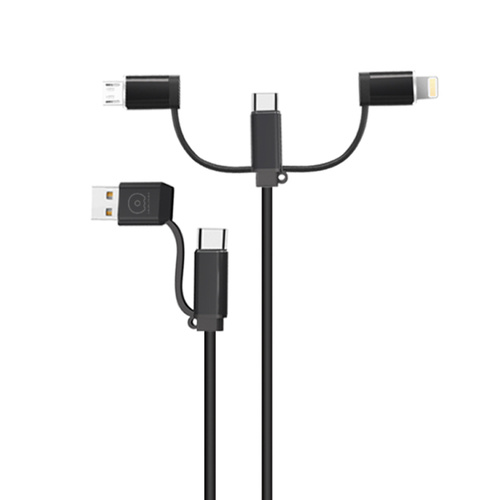 4 in 1 USB Charge Cable Inc USB (Inc USB A, B, C and Lightning)