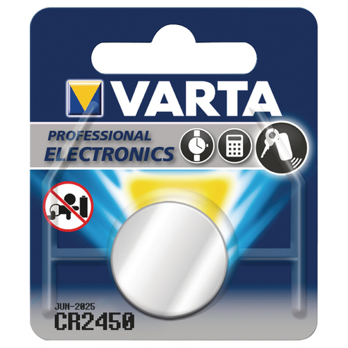 Varta CR2450 3v Lithium Button Cell Battery - Carton Lots