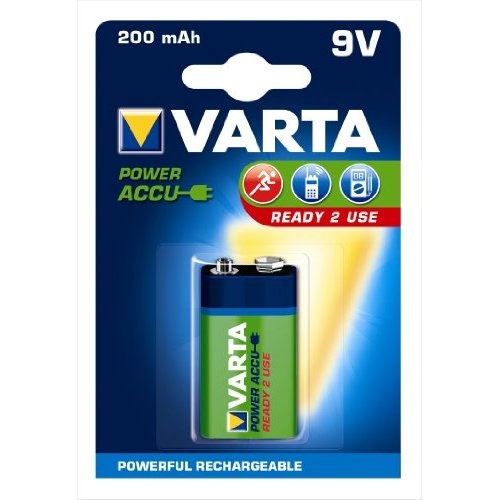 Varta AccuPlus 9v Rechargeable 200mah Ni-Mh