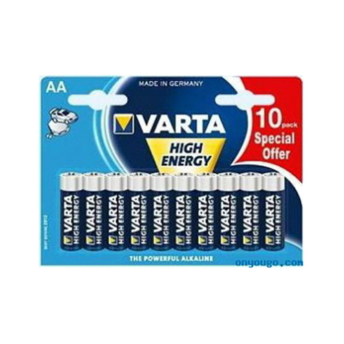 Varta High Energy Alkaline AA 10 Pack