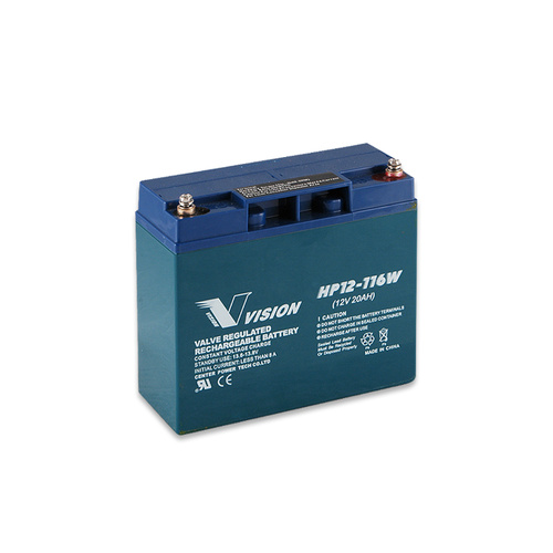 Vision 12v 20ahr 116w High Discharge AGM Sealed Lead Acid Battery