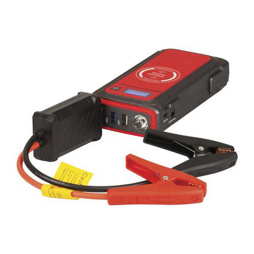 400a 12v Compact Jump Starter with integrated Wireless QI Charger