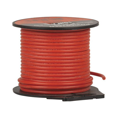 Silicone Hook Up Wire 10m Roll Red