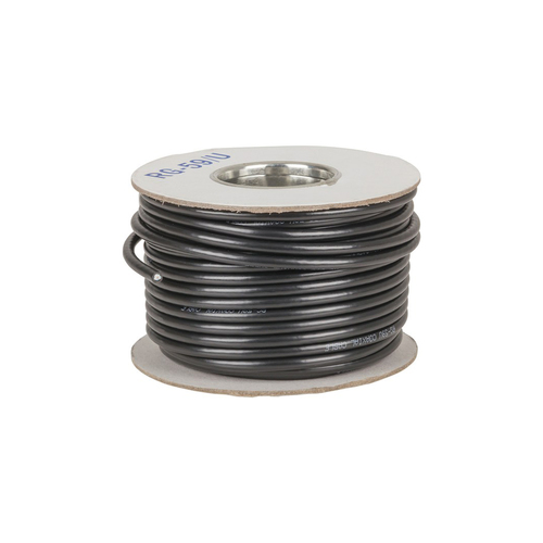RG59 Black Coax Cable 75 Ohm 30m Roll