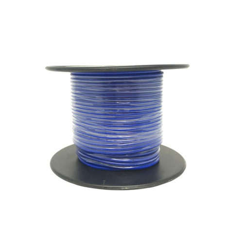 Blue Light Duty Hook-up Wire 25mm Roll